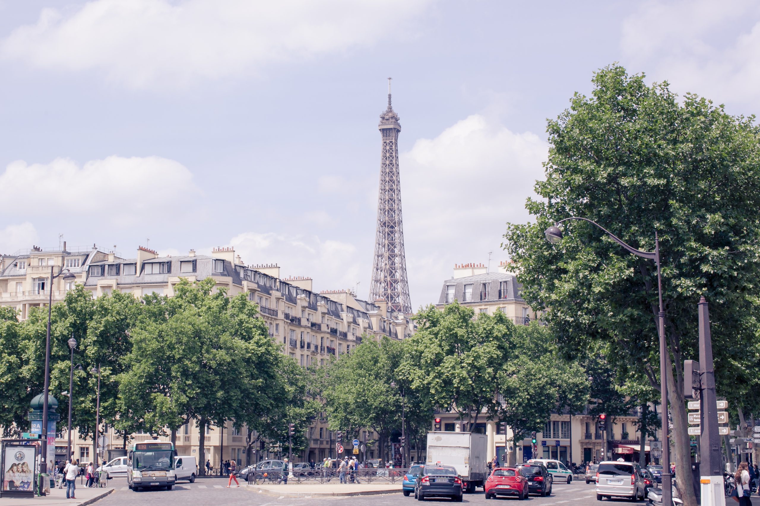 Paris Cityscape Eiffel Tower