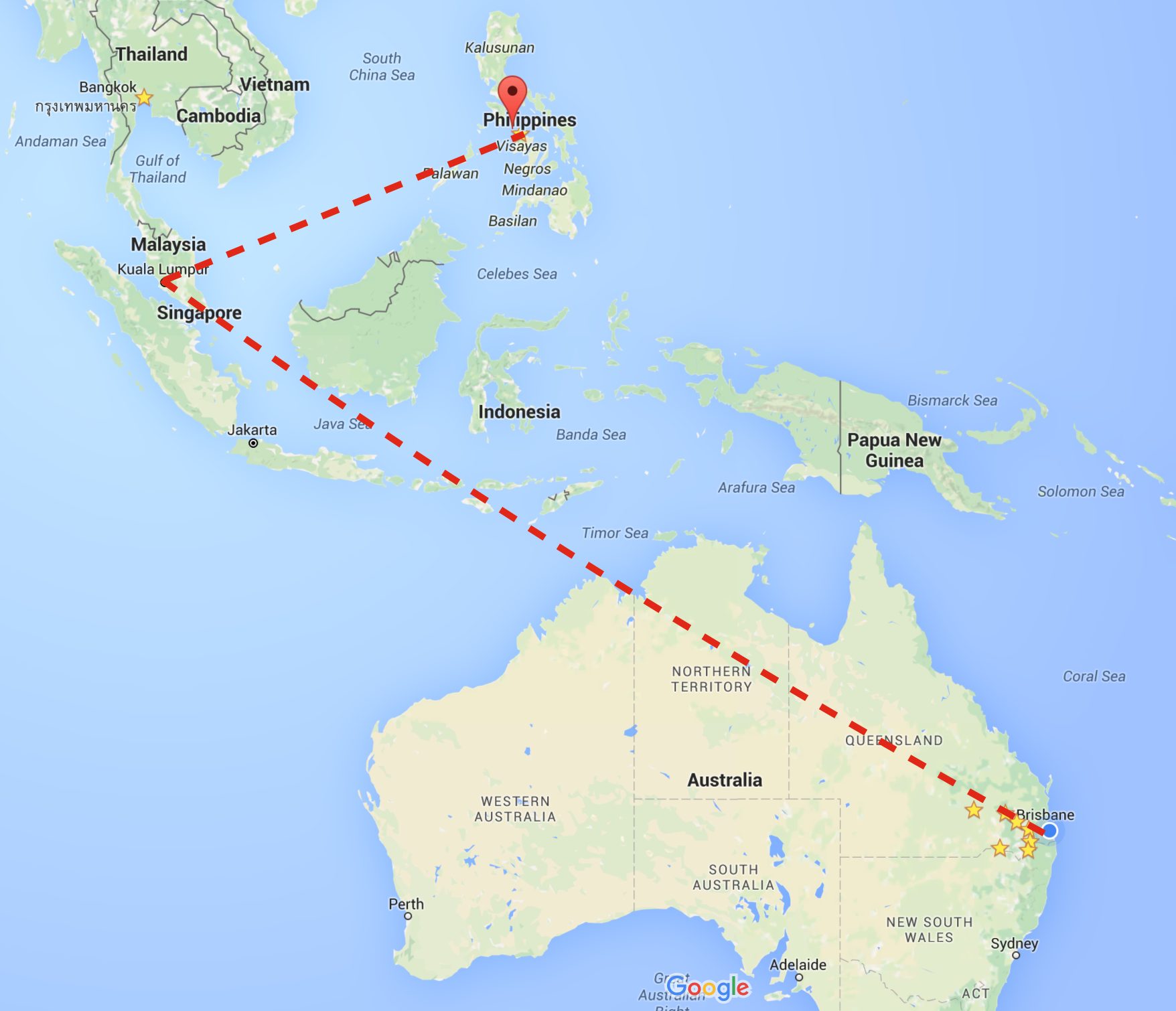 How to get to Boracay from Australia travel blog guide map 