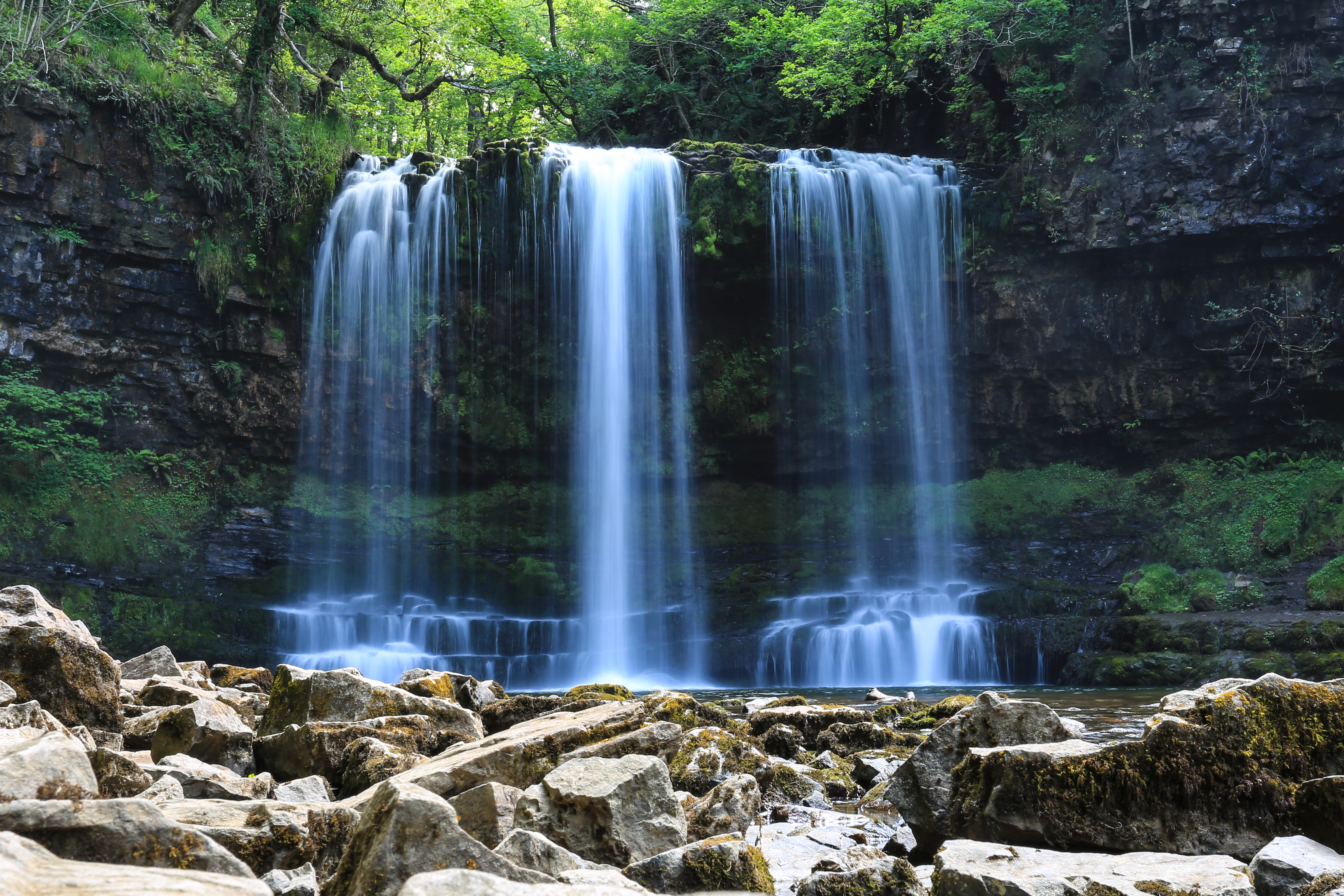 You could take a walk to the Waterfalls near Ystradfellte on Afon Hepste