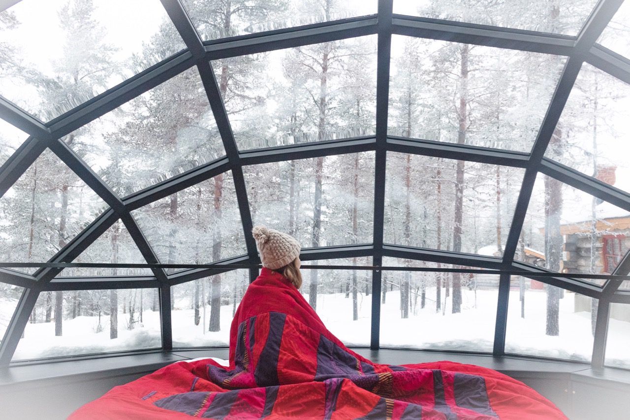 This is what it's like to sleep in a Glass Igloo in Finland